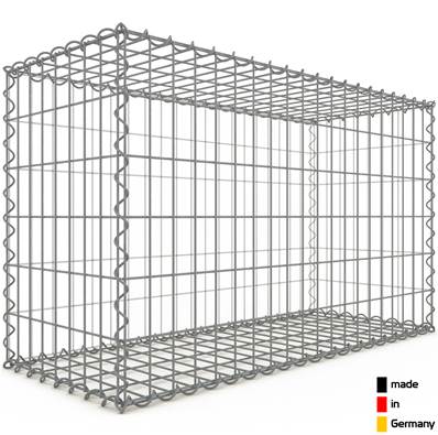 Gabion Haute Qualité L 100 x H 60 x Ep 40 cm - Mailles Rectangulaires 5 x 10 cm - GabionDeco® - Made in Germany