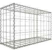 Gabion 100 x 60 x 40 cm - Qualité Made in Germany - Mailles Carrées 10 x 10 cm - GabionDeco®