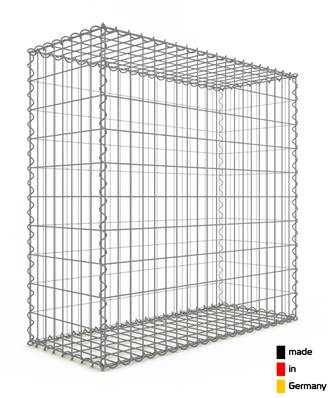 GabionDeco® - Gabion Haute Qualité L 100 x H 100 x Ep 40 cm - Mailles Rectangulaires 5 x 10 cm - Made in Germany