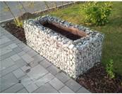 GabionDeco® - Jardinière Gabion 100 x 40 x 40 cm - Made in Germany - Mailles Rectangulaires 5 x 10 cm