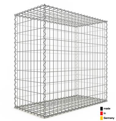 GabionDeco® - Gabion Haute Qualité L 100 x H 100 x Ep 50 cm - Mailles Rectangulaires 5 x 10 cm - Made in Germany