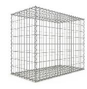 GabionDeco® - Gabion Haute Qualité L 100 x H 80 x Ep 50 cm - Mailles Rectangulaires 5 x 10 cm - Made in Germany