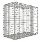 Gabion Haute Qualité - Longueur 100 x Hauteur 90 x Epaisseur 50 cm - Mailles Carrées 5 x 5 cm - GabionDeco® Made in Germany