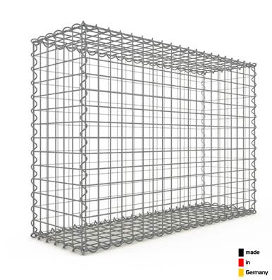 Gabion Haute Qualité - Longueur 100 x Hauteur 70 x Epaisseur 30 cm - Mailles Carrées 5 x 5 cm - GabionDeco® Made in Germany