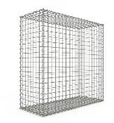 Gabion Haute Qualité - Longueur 100 x Hauteur 100 x Epaisseur 40 cm - Mailles Carrées 5 x 5 cm - GabionDeco® Made in Germany