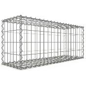 Gabion Haute Qualité L 100 x H 40 x Ep 30 cm - Mailles Rectangulaires 5 x 10 cm - GabionDeco® - Made in Germany