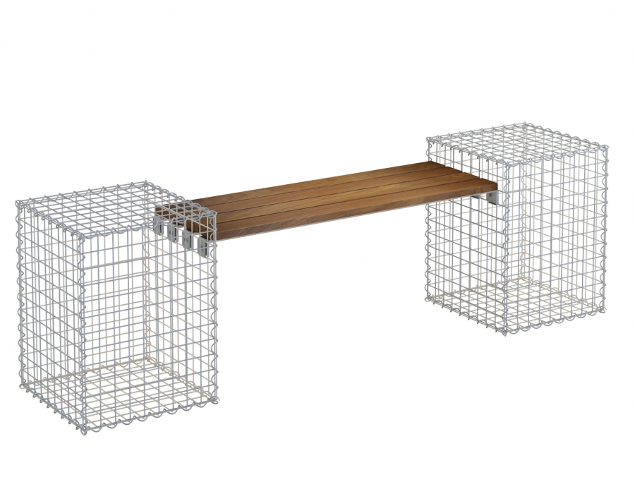 Bancs / Abris  poubelles Gabion