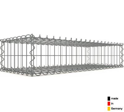 Gabion Haute Qualité L 100 x H 20 x Ep 40 cm - Mailles Rectangulaires 5 x 10 cm - GabionDeco® - Made in Germany